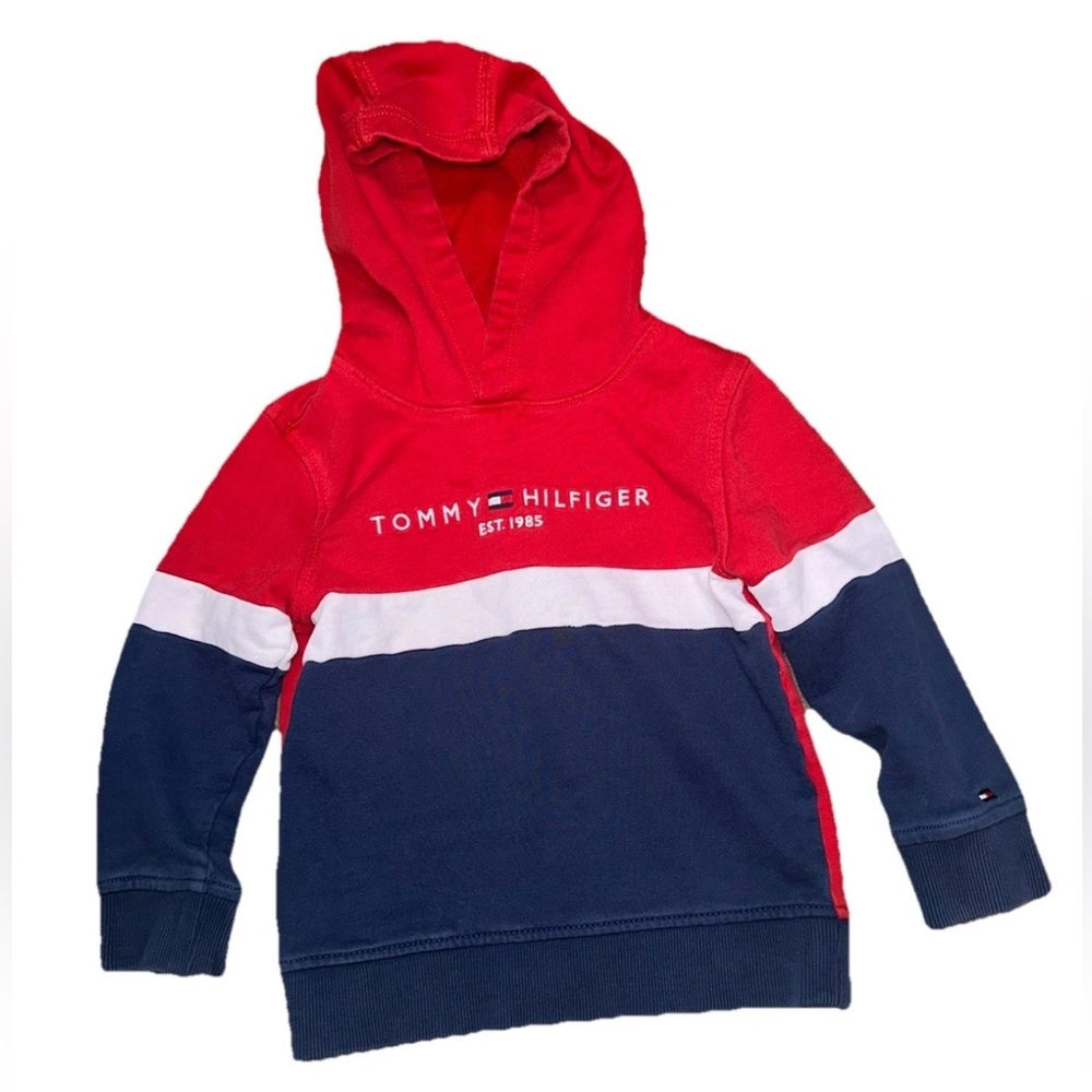 Vintage Style Tommy Hilfiger Children's Hoodie, Size XS (4-5)‎